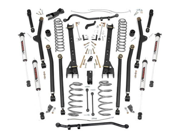 Rough Country - 6 Inch Lift Kit - Long Arm - V2 - Jeep Wrangler TJ 4WD (1997-2006)