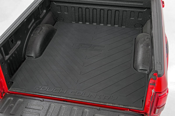 Rough Country - Bed Mat - 6'10 In. Bed - RC Logo - Ford F-250/F-350 Super Duty 2WD/4WD (17-25)