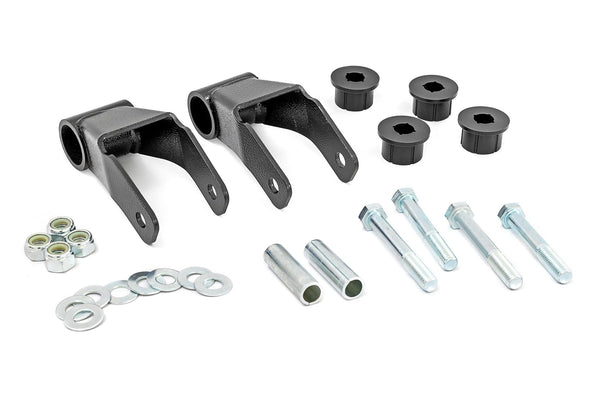 Rough Country - Boomerang Lift Shackles - .75 Inch - Jeep Cherokee XJ 2WD/4WD (1984-2001)