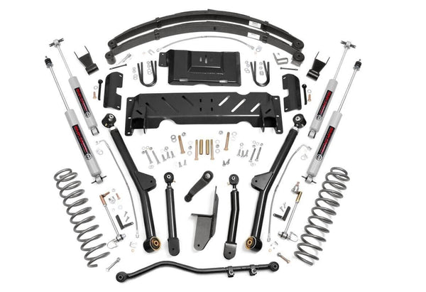 Rough Country - 6.5 Inch Lift Kit - Long Arm - NP242 - Jeep Cherokee XJ 4WD (1984-2001)