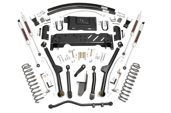 Rough Country - 4.5 Inch Lift Kit - Long Arm - RR AAL - NP231 - M1 - Jeep Cherokee XJ (84-01)