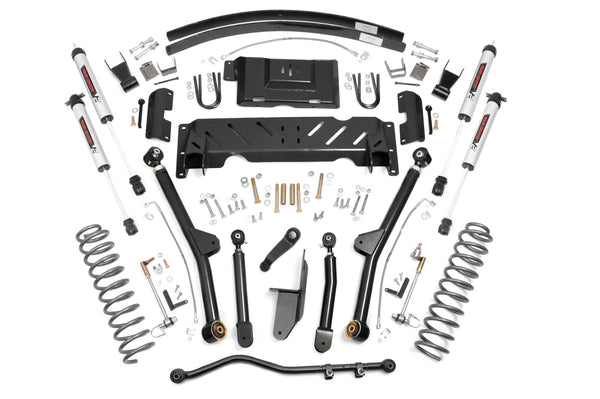 Rough Country - 4.5 Inch Lift Kit - Long Arm - RR AAL - NP231 - V2 - Jeep Cherokee XJ (84-01)