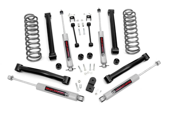 Rough Country - 3.5 Inch Lift Kit - V-6 Motor - Jeep Grand Cherokee ZJ 2WD/4WD (1993-1998)