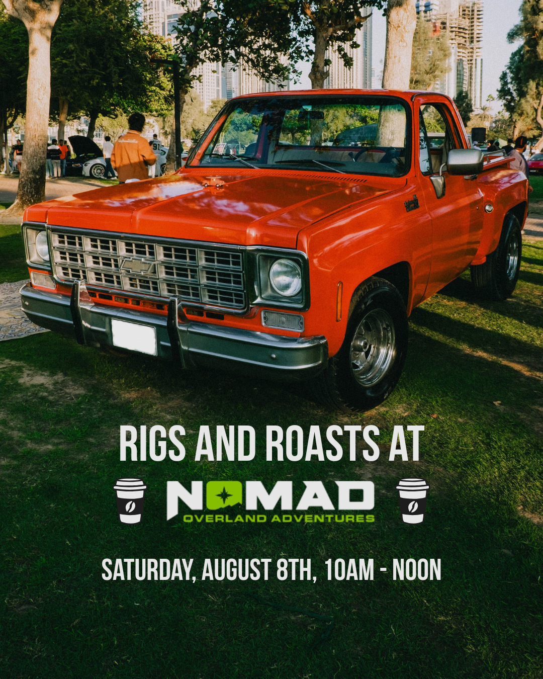 Join Us for Rigs & Roasts at Nomad Overland Adventures!