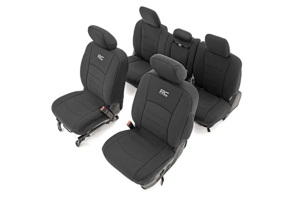 Rough Country - Seat Covers -Bucket Seats - FR & RR - Ram 1500 2WD/4WD (2019-2025)