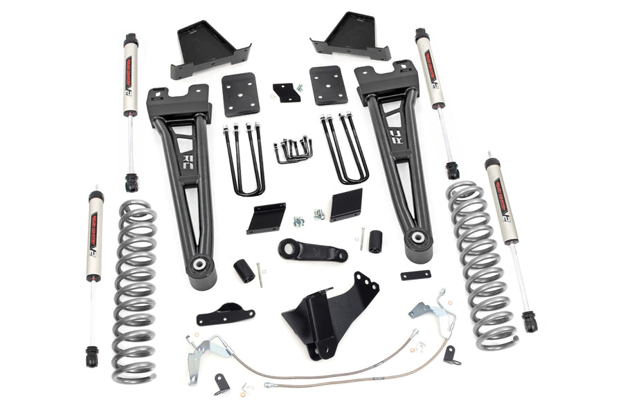 Rough Country - 6 Inch Lift Kit - Diesel - Radius Arm - OVLD - V2 - Ford F-250 Super Duty (15-16)