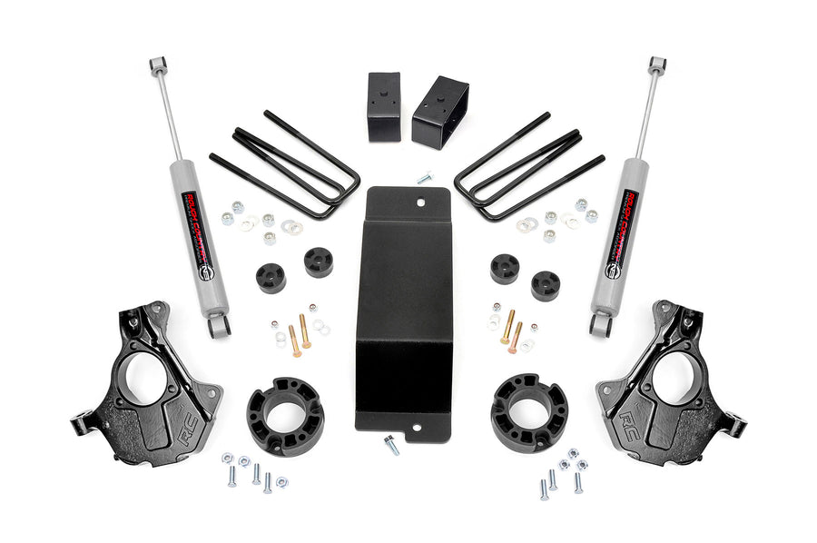 Rough Country - 3.5 Inch Lift Kit - Alum/Stamp Steel LCA - Chevy/GMC 1500 (14-18 & Classic)