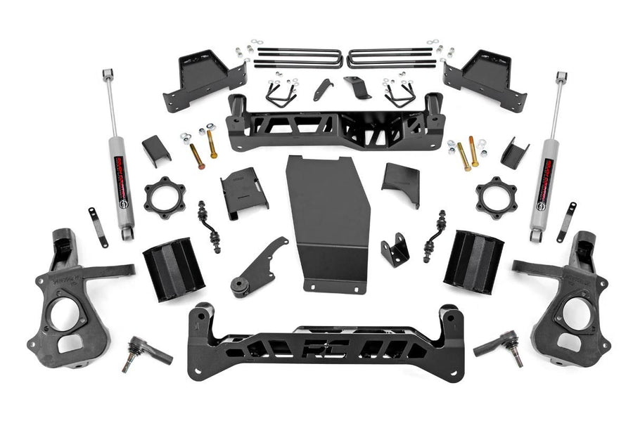 Rough Country - 7 Inch Lift Kit - Alum/Stamp Steel - Chevy/GMC 1500 (14-18 & Classic)