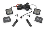 Rough Country - LED Light Kit - Ditch Mount - 2 In. Spectrum Pair - Spot - Jeep Cherokee KL (14-21)