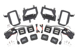 Rough Country - LED Light Kit - Fog Mount - Dual 2 In. Black Pairs - Spot/Flood - Ford F-150 (15-17)