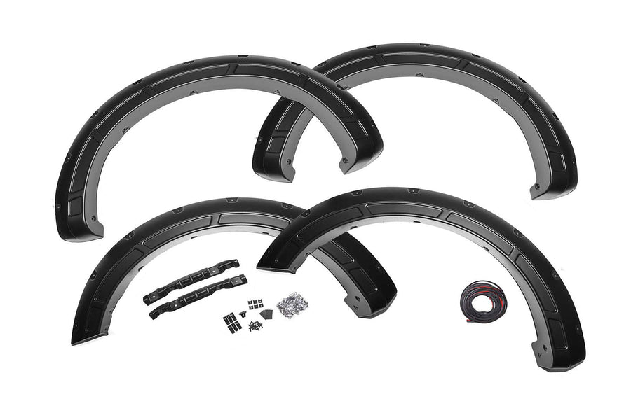 Rough Country - Fender Flares - Defender - YZ Oxford White - Ford F-150 2WD/4WD (2015-2020)