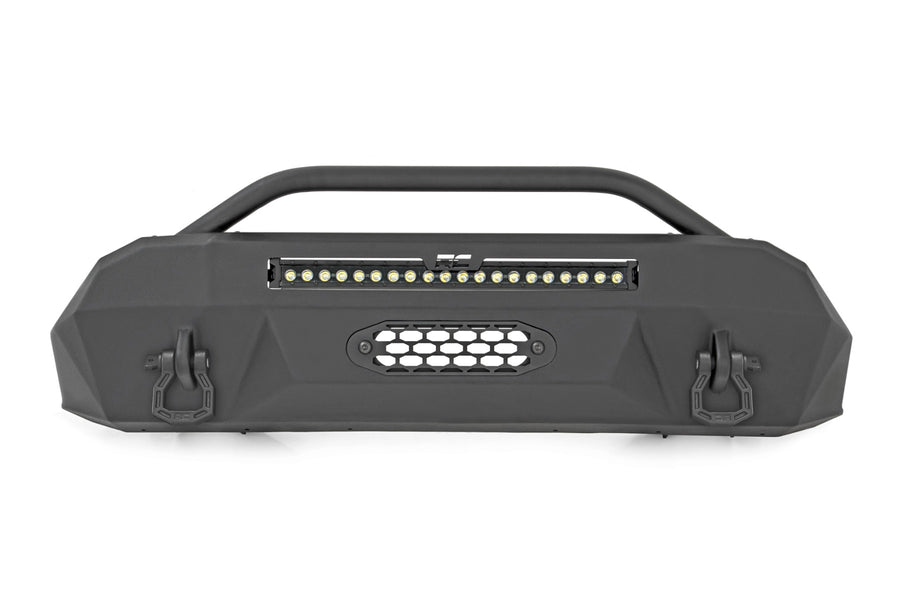 Rough Country - Front Bumper - Hybrid - 20 In. Blk LED - Toyota Tacoma 2WD/4WD (2016-2023)