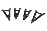 Rough Country - Black Forged Alum High Clearance 2" Fwd Offset Control Arms W/Ball Joints - Polaris Ranger 1000XP - 93155BLK