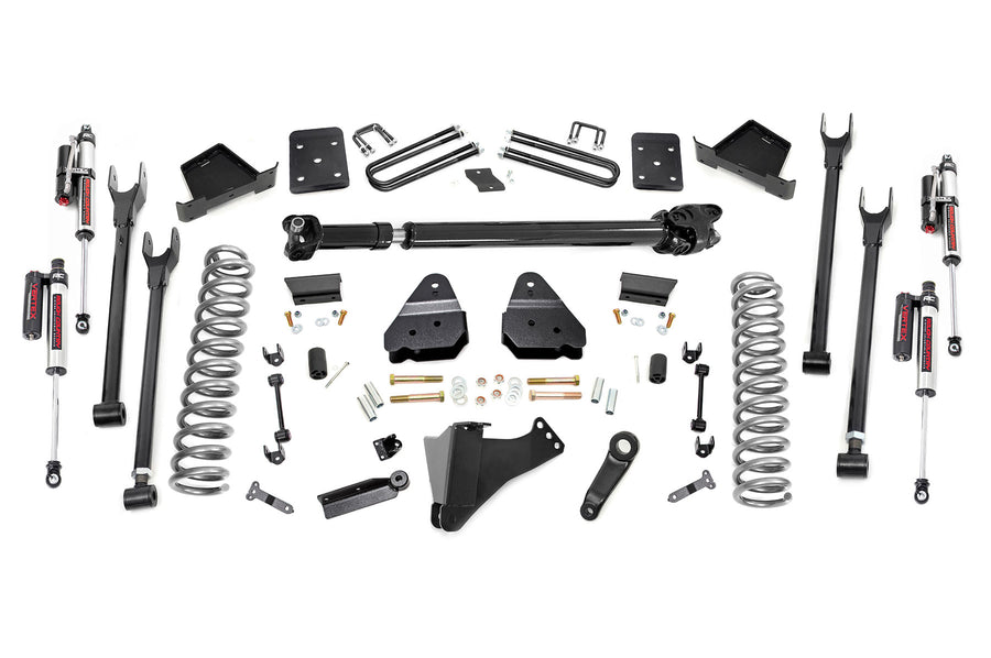Rough Country - 6 Inch Lift Kit - Diesel - 4 Link - D/S - Vertex - Ford F-250/F-350 Super Duty (17-22)