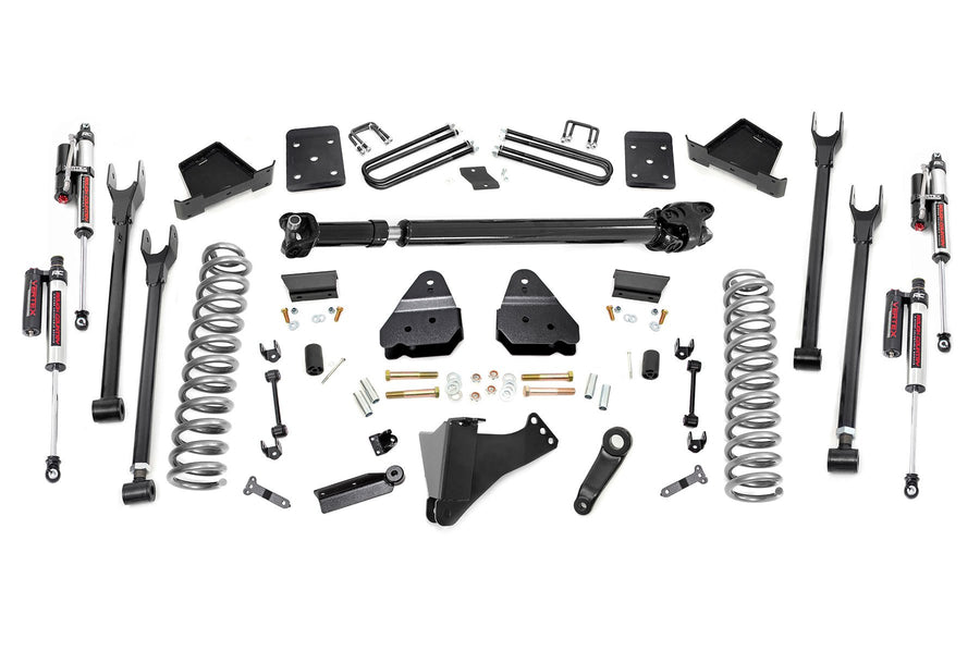 Rough Country - 6 Inch Lift Kit - 4-Link - No OVLD - D/S - Vertex - Ford F-250/F-350 Super Duty (17-22)