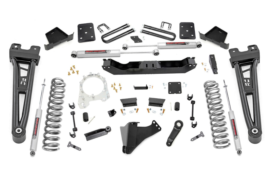 Rough Country - 6 Inch Lift Kit - R/A - OVLDS - Ford F-250/F-350 Super Duty 4WD (2017-2022)