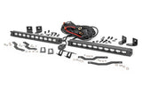 Rough Country - LED Light Kit - Grille Mount - 10 In. Black Slimline Pair - Ford F-150 (18-20)