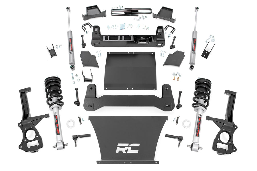 Rough Country - 6 Inch Lift Kit - N3 Struts - Chevy Silverado 1500 4WD (2019-2024 & Classic)