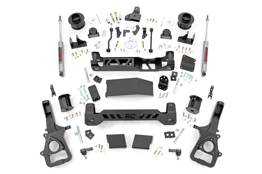 Rough Country - 5 Inch Lift Kit - 22XL - Air Ride - Ram 1500 4WD (2019-2024)