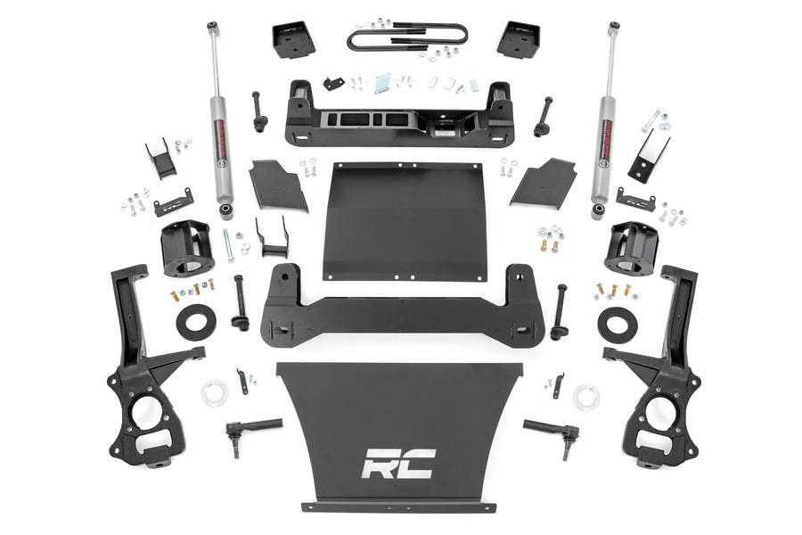 Rough Country - 6 Inch Lift Kit - Mono Leaf Rear - N3 - GMC Sierra 1500 2WD/4WD (2025)