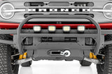 Rough Country - Nudge Bar - 4 Inch Round Led (x4) - OE Modular Steel - Ford Bronco 4WD (21-25)