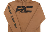 Rough Country - Rough Country Hoodie - RC Topographical Sleeve - Saddle - LG