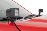 Rough Country - LED Light Kit - Ditch Mount - 2 In. Black Pair - White DRL - Nissan Frontier (22-25)
