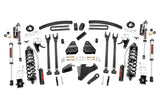 Rough Country - 6 Inch Lift Kit - Gas - 4 Link - OVLD - C/O Vertex - Ford F-250/F-350 Super Duty (05-07)