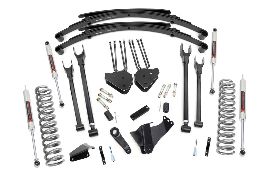 Rough Country - 8 Inch Lift Kit - 4 Link - RR Springs - M1 - Ford F-250/F-350 Super Duty (05-07)