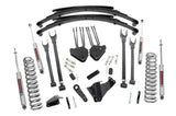 Rough Country - 6 Inch Lift Kit - Gas - 4 Link - RR Spring - Ford F-250/F-350 Super Duty (05-07)