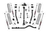 Rough Country - 3.5 Inch Lift Kit - Adj Lower - FR D/S - Jeep Wrangler Unlimited 4WD (24-25)