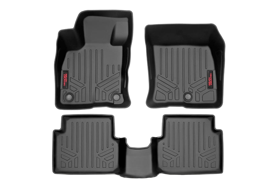 Rough Country - Floor Mats - Front And Rear - Ford Maverick 2WD/4WD (2022-2025)