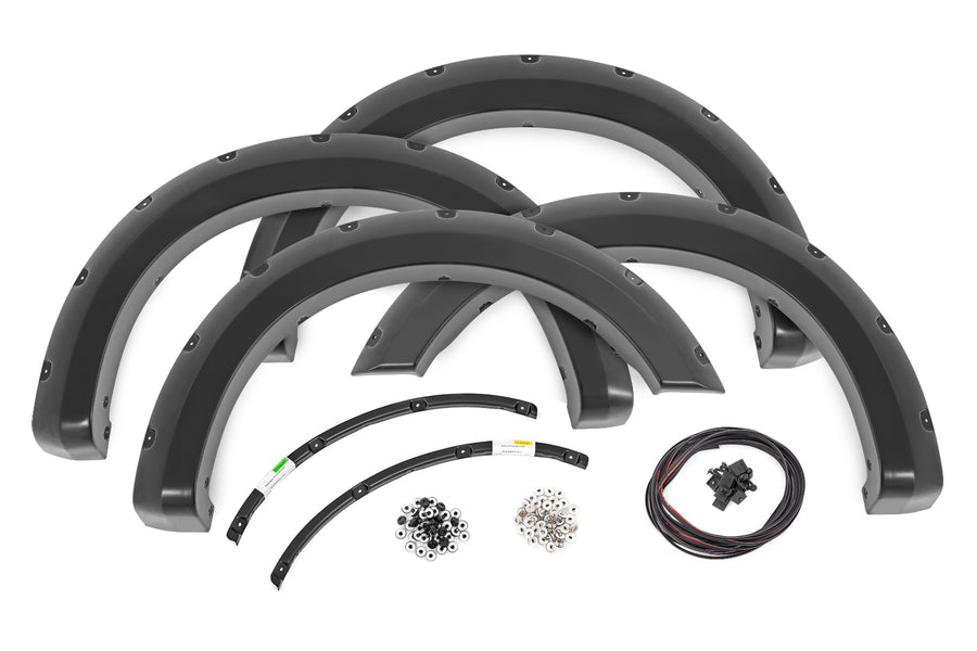 Rough Country - Pocket Fender Flares - YZ Oxford White - Ford F-250/F-350 Super Duty (23-25)