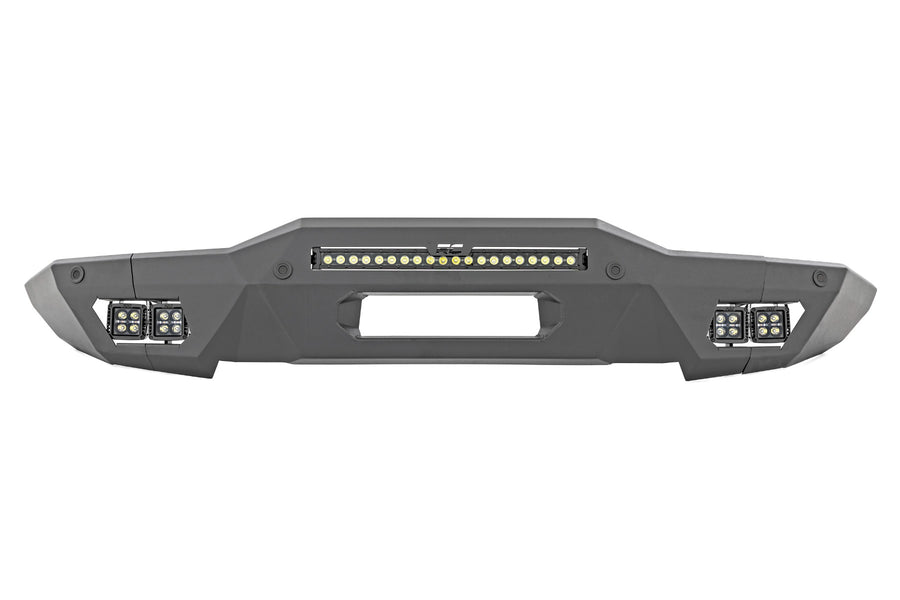 Rough Country - Front Bumper - Modular - Full Wings - DRL - Ford Bronco 4WD (2021-2025)