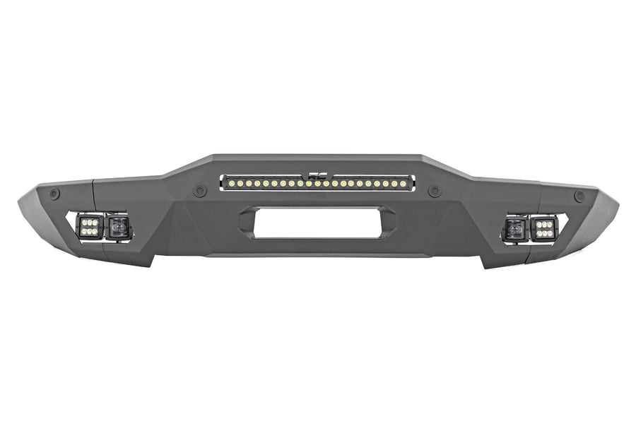 Rough Country - Front Bumper - Modular - Full Wings - Flood - Fog - Ford Bronco 4WD (21-25)