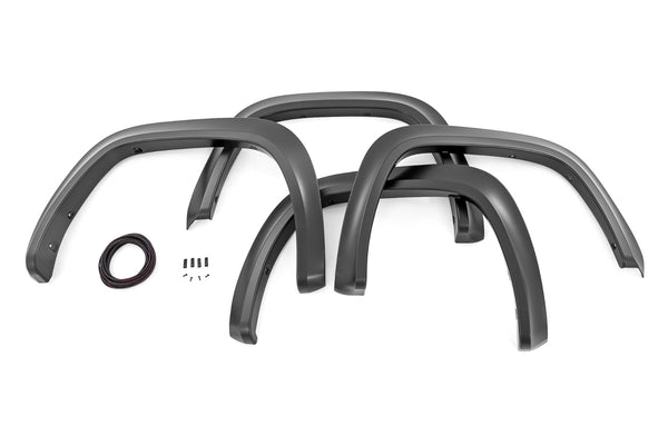 Rough Country - Fender Flares - Sport - 6X3 Lunar Rock - Toyota Tundra 2WD/4WD (2022-2025)
