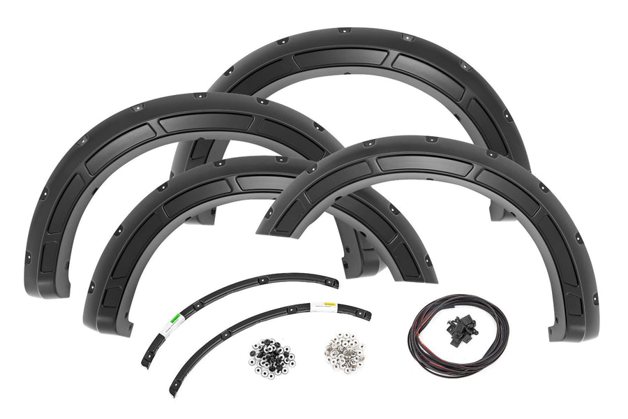 Rough Country - Defender Pocket Fender Flares - HX Antimatter Blue - Ford F-250/F-350 Super Duty (23-25)