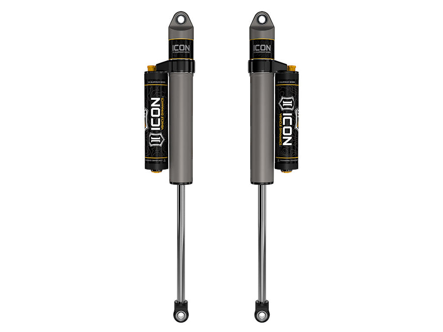 ICON 1999-2025 Ford F-250/F-350/F-450 Super Duty 0-3” Lift Rear V.S. 2.5 Aluminum Series Shocks Piggyback Reservoir W/ CDCV Pair