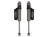 ICON 2009-2025 Ford F-150/2004-2008 Ford F-150 4WD 0-1" Lift Rear V.S. 2.5 Aluminum Series Shock Absorbers Piggyback Reservoir Pair