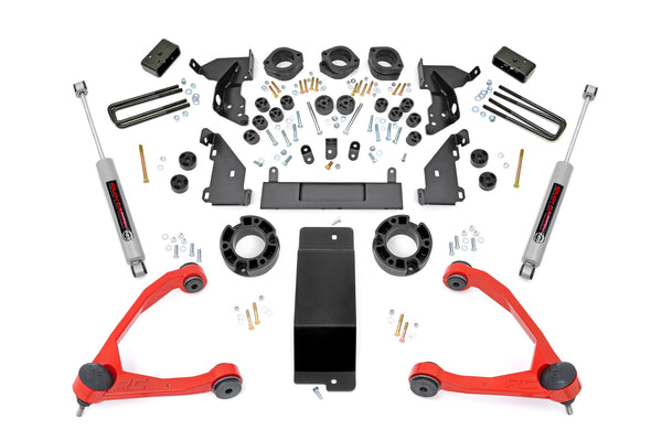 Rough Country - 4.75 Inch Lift Kit - Red UCA - Combo - Chevy/GMC 1500 (14-15)