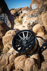 ICON Alloys Compression Double Black 18 X 9 / 6 X 135 6mm Offset 5.25" BS