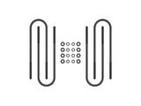99-10 FSD REAR 17" U-BOLT KIT