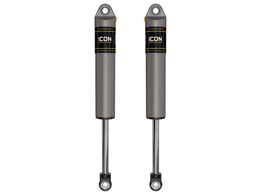 ICON 1999-2025 Ford F-250/F-350 Super Duty 3-6” Lift Rear V.S. 2.5 Aluminum Series Shock Absorbers Internal Reservoir Pair
