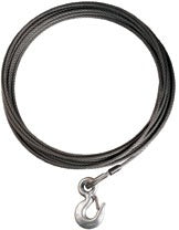 Wire Rope Assembly  5/16 In X 50 Ft  Galvanized