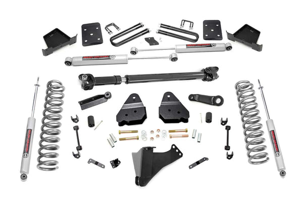 Rough Country - 6 Inch Lift Kit - Diesel - OVLD - D/S - Ford F-250/F-350 Super Duty (17-22)