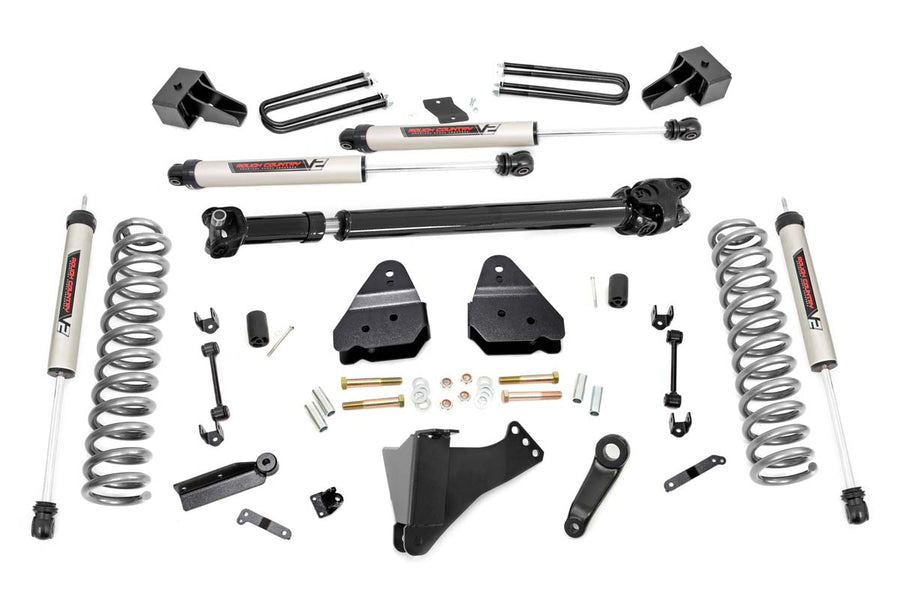 Rough Country - 4.5 Inch Lift Kit - DRW - D/S - V2 - Ford F-350 Super Duty 4WD (2017-2022)