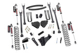 Rough Country - 6 Inch Lift Kit - Gas - 4 Link - No OVLDS - Vertex - Ford F-250/F-350 Super Duty (05-07)