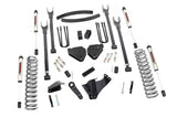 Rough Country - 6 Inch Lift Kit - Diesel - 4 Link - No OVLDS - V2 - Ford F-250/F-350 Super Duty (05-07)