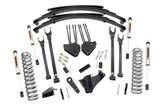 Rough Country - 8 Inch Lift Kit - 4 Link - RR Springs - V2 - Ford F-250/F-350 Super Duty (05-07)