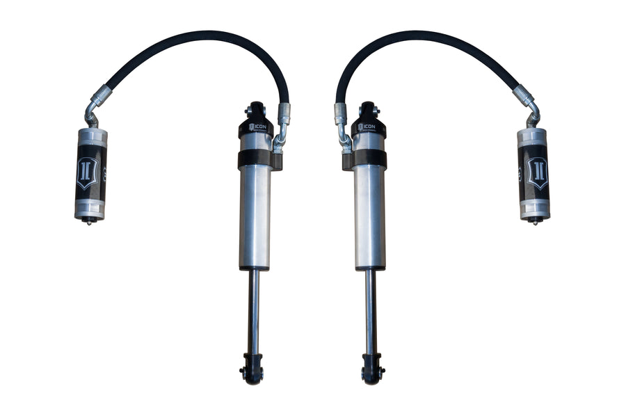 ICON 2003-2024 Toyota 4Runner/2005-2023 Toyota Tacoma/2007-2014 Toyota FJ Cruiser Front 2.5 VS Stock Width Remote Reservoir Secondary Shocks Pair